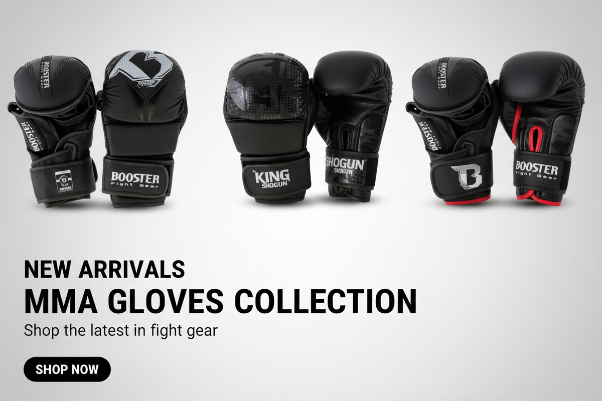 MMA handschoenen en grappling gloves voor MMA en BJJ met open-palm design en duurzaam leer
