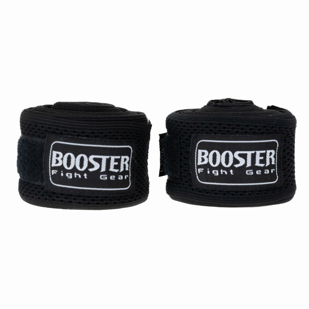 Booster BPC MESH BLACK Handwraps / Boxing Hand Wraps | 460cm | Boosterstore
