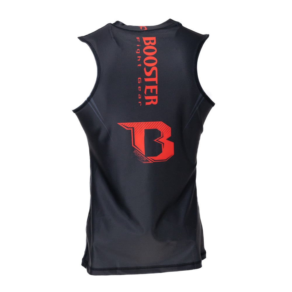 Booster Challenge V2 rode dames rashguard – achteraanzicht