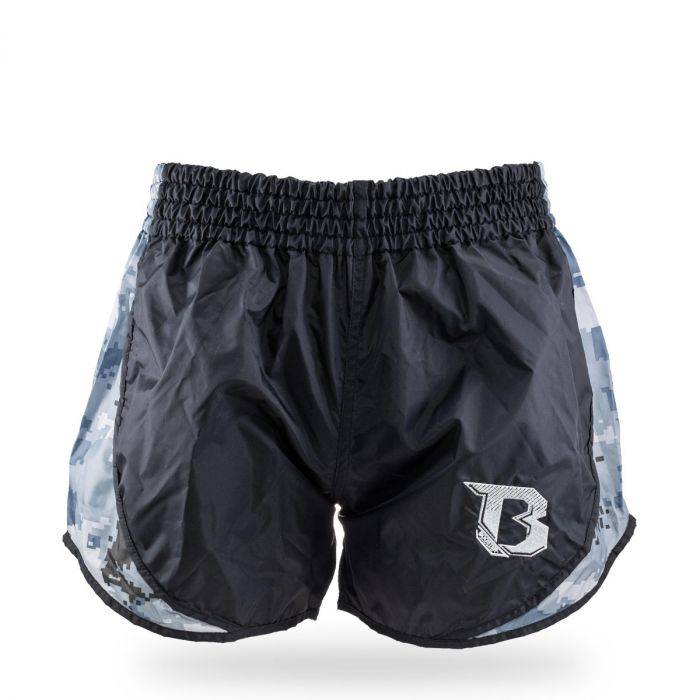 Booster Fight Gear Retro Hybrid BL/Camo Grey Muay Thai Shorts