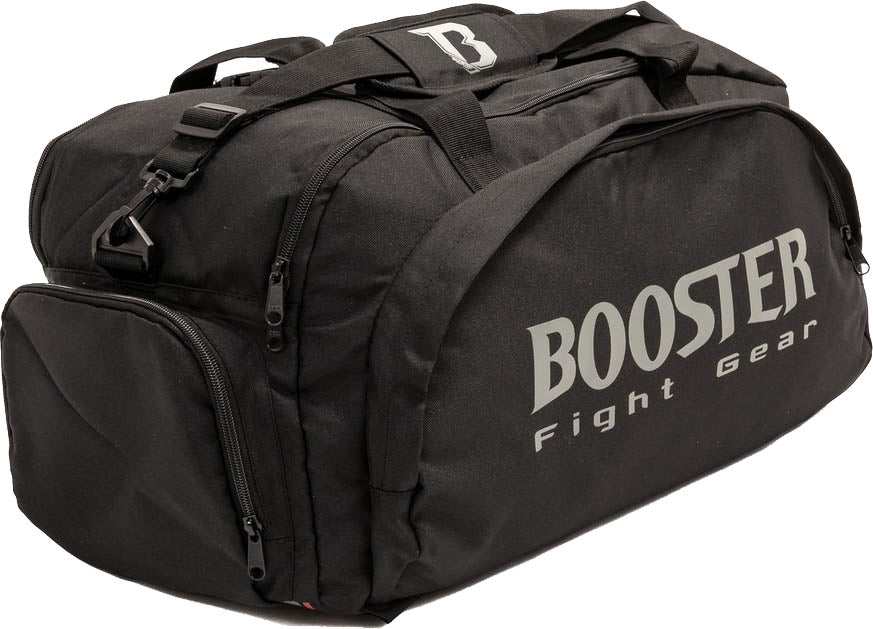 Booster Zwarte Sporttas Duffle – Kleine Rugtas