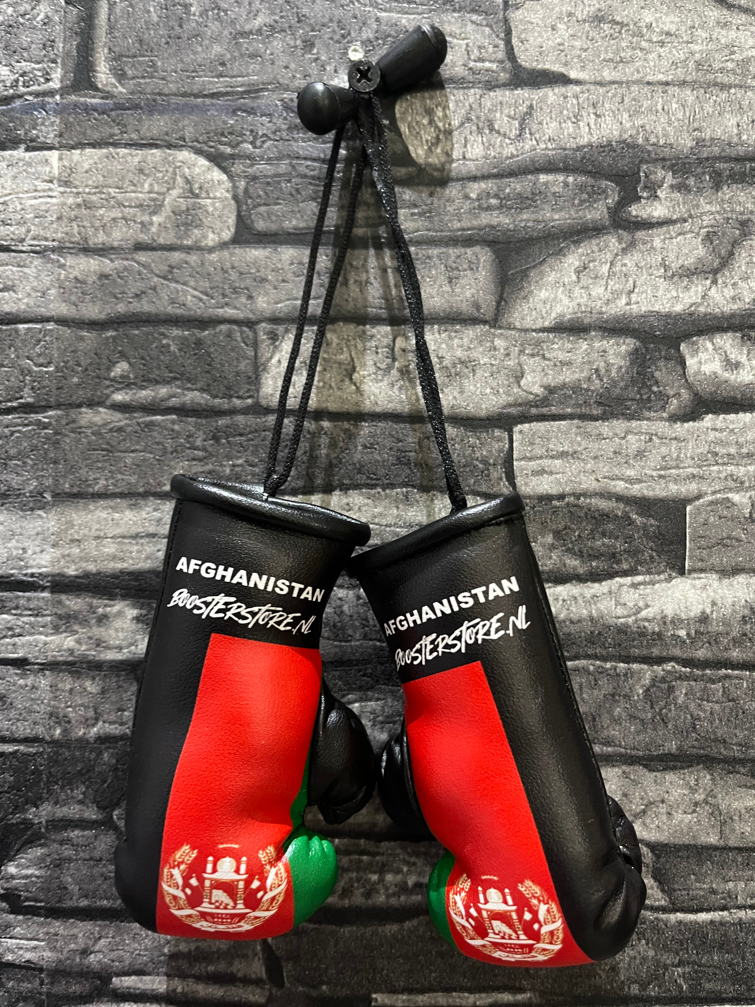 Mini Bokshandschoenen Afghanistan / Mini Boxing Gloves Afghanistan | Decoratie & Auto Accessoire