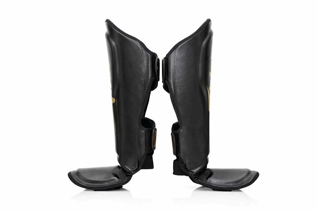 Fairtex x Booster FXB Premium Co-Branded Shinguards Black