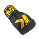 King BGK Pelis Lederen Bokshandschoenen Zwart/Goud