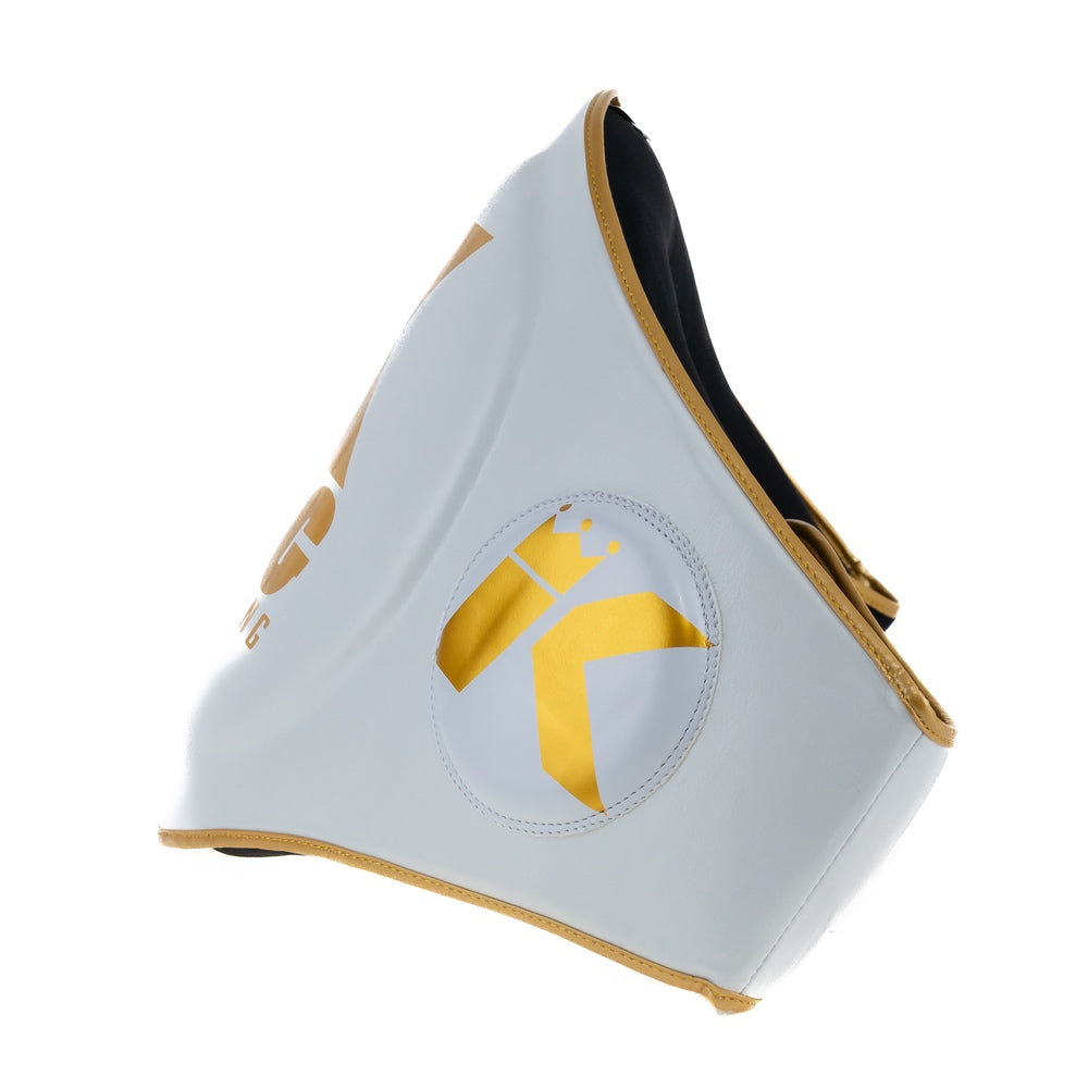 King Pro Boxing Buikbeschermer BP White - Premium Belly Pad