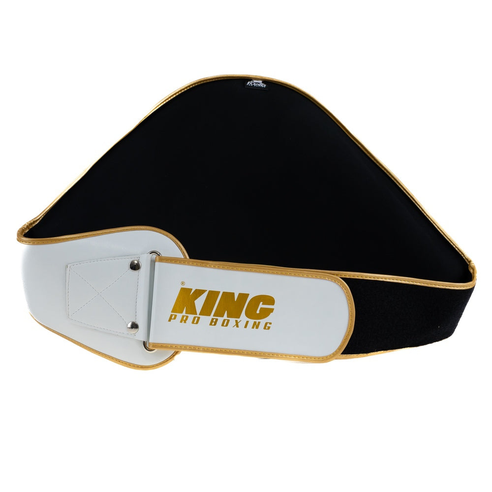 King Pro Boxing Buikbeschermer BP White - Premium Belly Pad