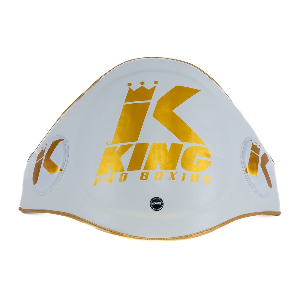 King Pro Boxing Buikbeschermer BP White - Premium Belly Pad