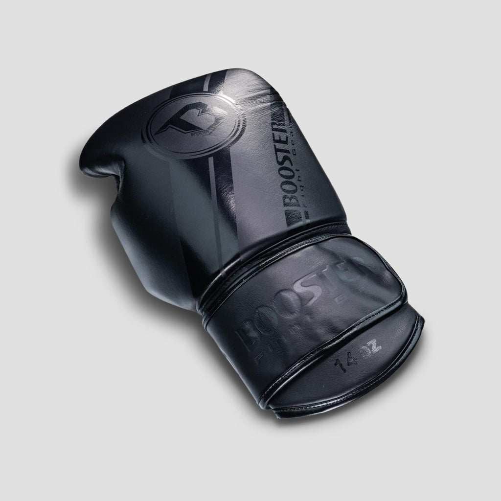 Booster V3 Bokshandschoenen Zwart / Boxing Gloves Dark Side | Leer | Handgemaakt in Thailand