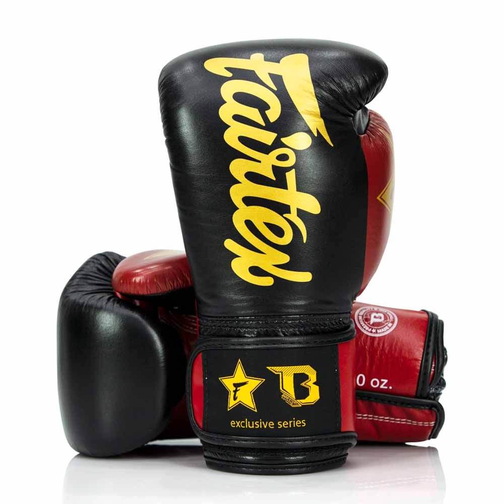 Fairtex x Booster FXB V2 Boxing Gloves Black Silver