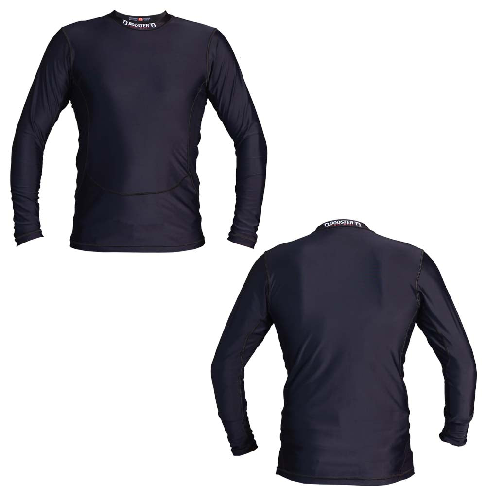 Booster zwarte compressie rashguard