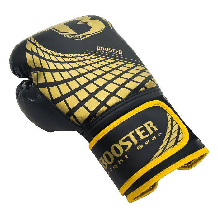 Booster bokshandschoenen cube goud