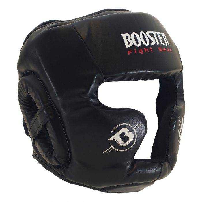 Booster Headguard hoofdbeschermer sparring boksen kickboksen Muay Thai synthetisch leer foam padding verstelbaar veilig