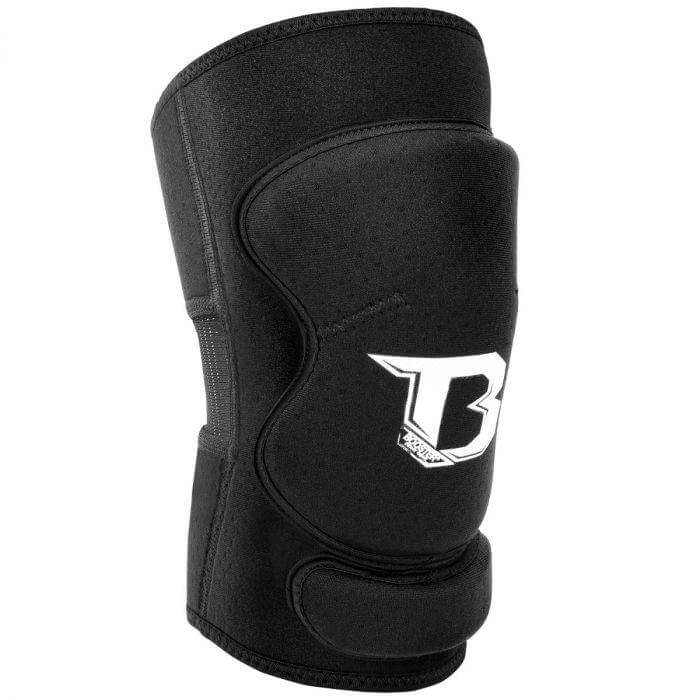 Booster kniebeschermer van neopreen voor MMA, grappling en BJJ met anatomisch ontwerp en schokabsorptie