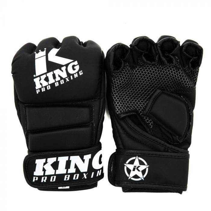 King Pro Boxing Revo 2 MMA handschoenen van premium synthetisch leer met dubbele klittenband sluiting en hoge schokabsorptie