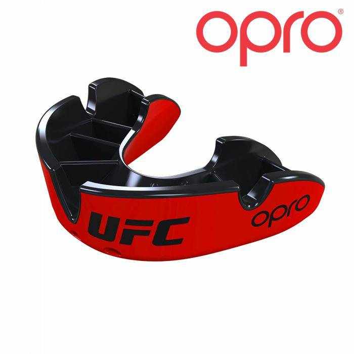 OPRO Silver Mondbeschermer Junior rood/zwart voor effectieve bescherming tijdens contactsporten