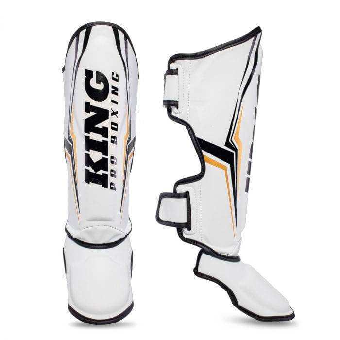 Witte King Pro Boxing Thor scheenbeschermers met maximale bescherming en lichtgewicht design voor intensieve sparring