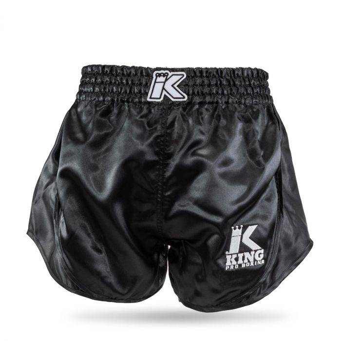King Pro Boxing Retro Hybrid 1 Muay Thai shorts handgemaakt in Thailand met elastische tailleband en zijsplitten