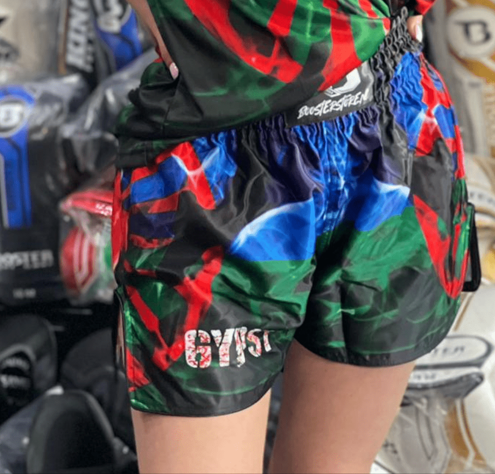 Booster Gypsy fight Short kickboksbroek met kleurrijk Gypsy ontwerp en perfecte pasvorm