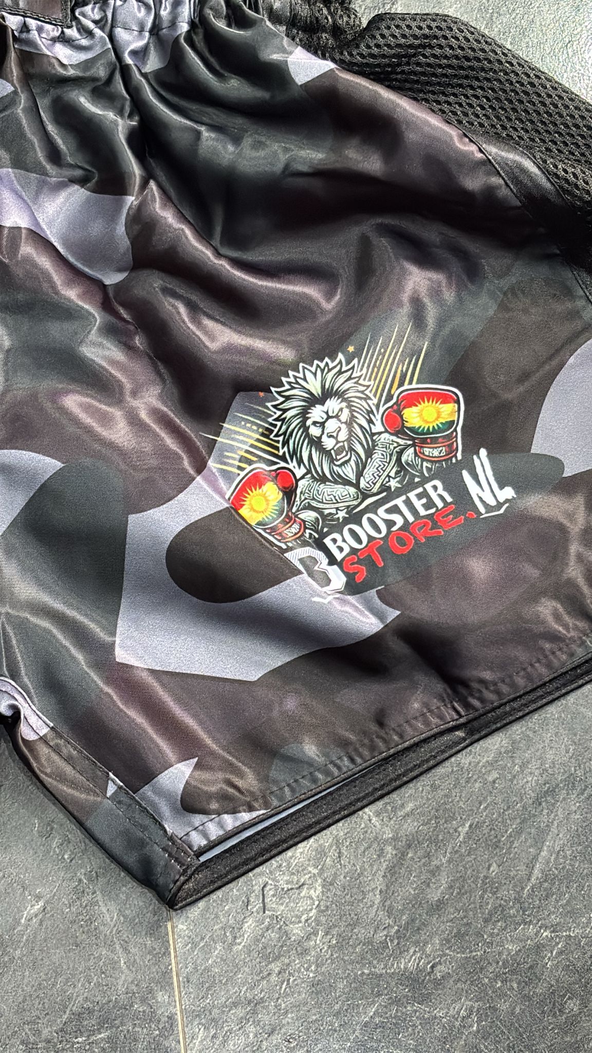 Kurdistan Booster Camo Fight Short