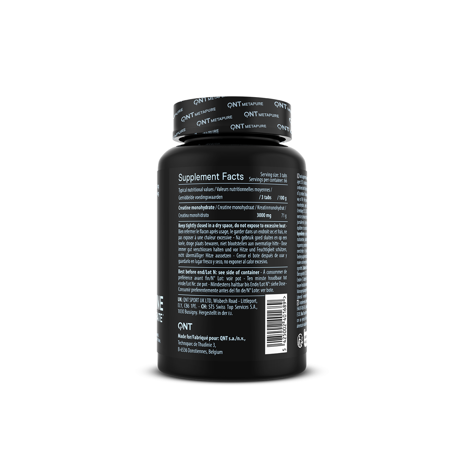 Creatine Monohydraat 200 Tabs – 200Mesh-3000 MG
