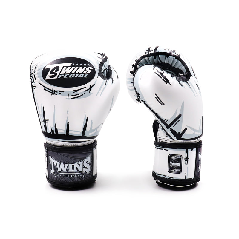 Twins Bokshandschoenen Fantasy wit