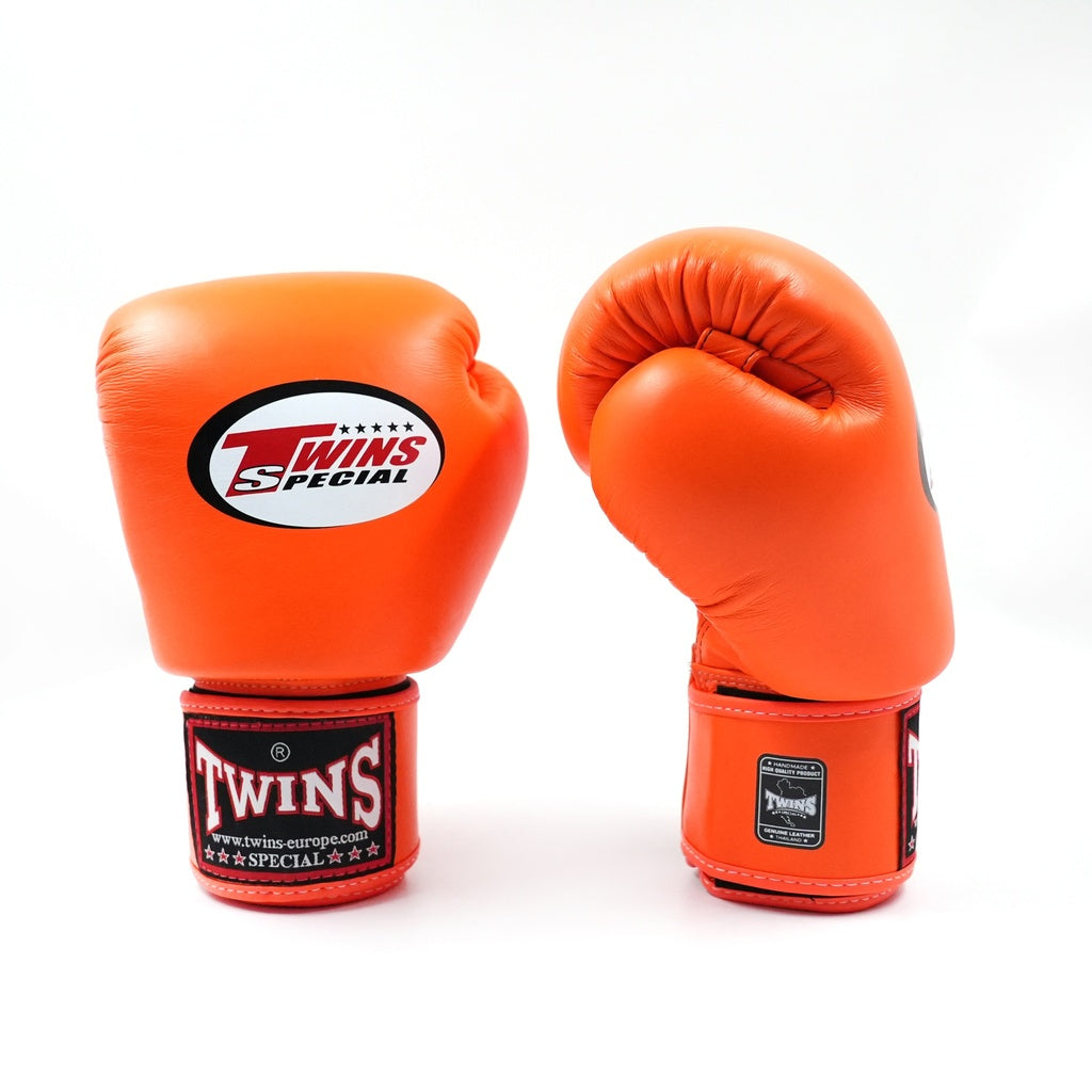 Twins Special BGVL-3 Boxing Gloves Orange / Bokshandschoenen Oranje | Muay Thai Leder