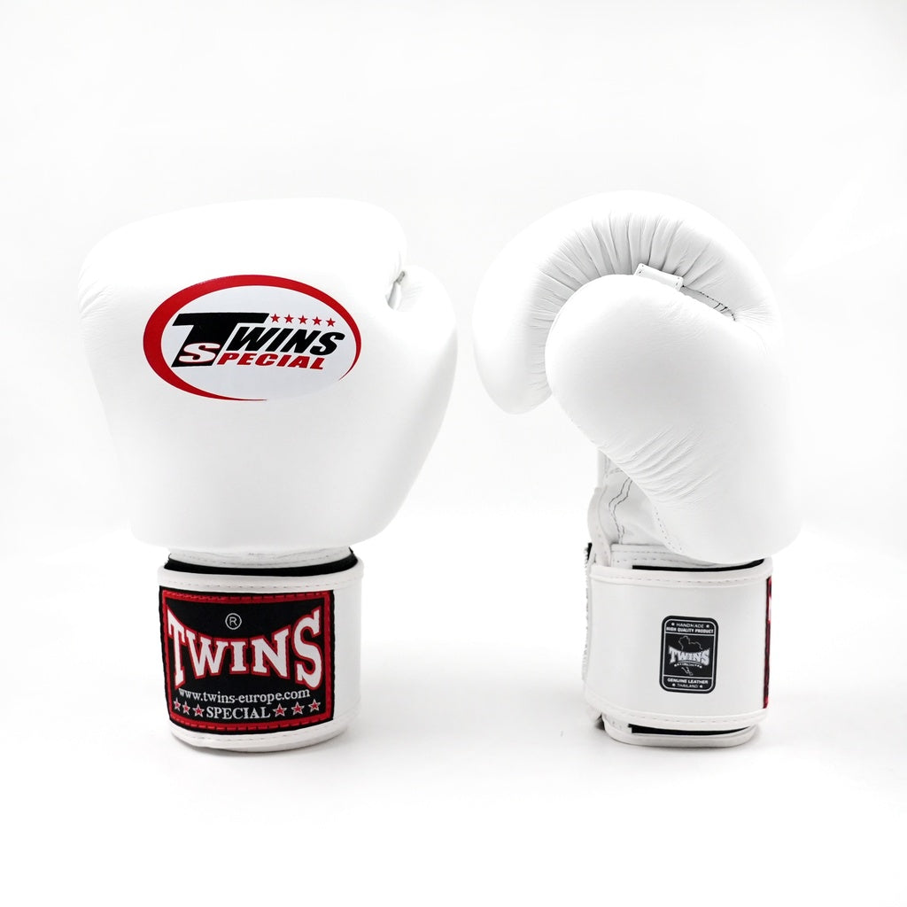 Twins Special BGVL-3 Bokshandschoenen Wit | Iconische Muay Thai Leder