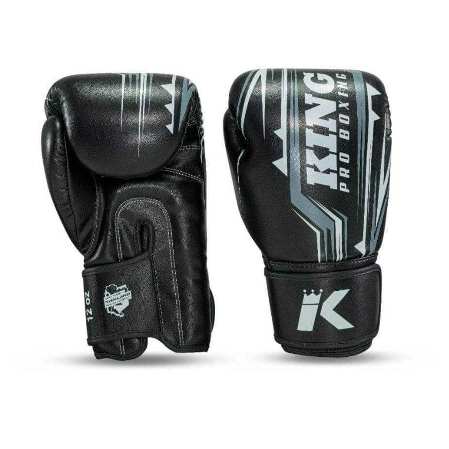 King Bokshandschoenen KPB/BG SPARTAN 1 van premium Thais leer met lange klittenbandsluiting en meerlaagse padding voor optimale bescherming en comfort