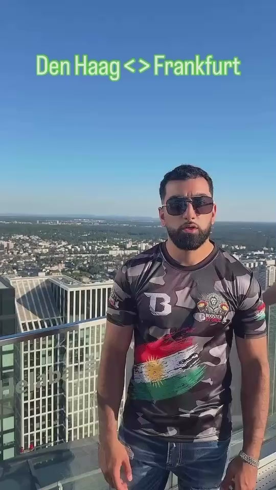 Kurdistan Booster Camo Fight Shirt