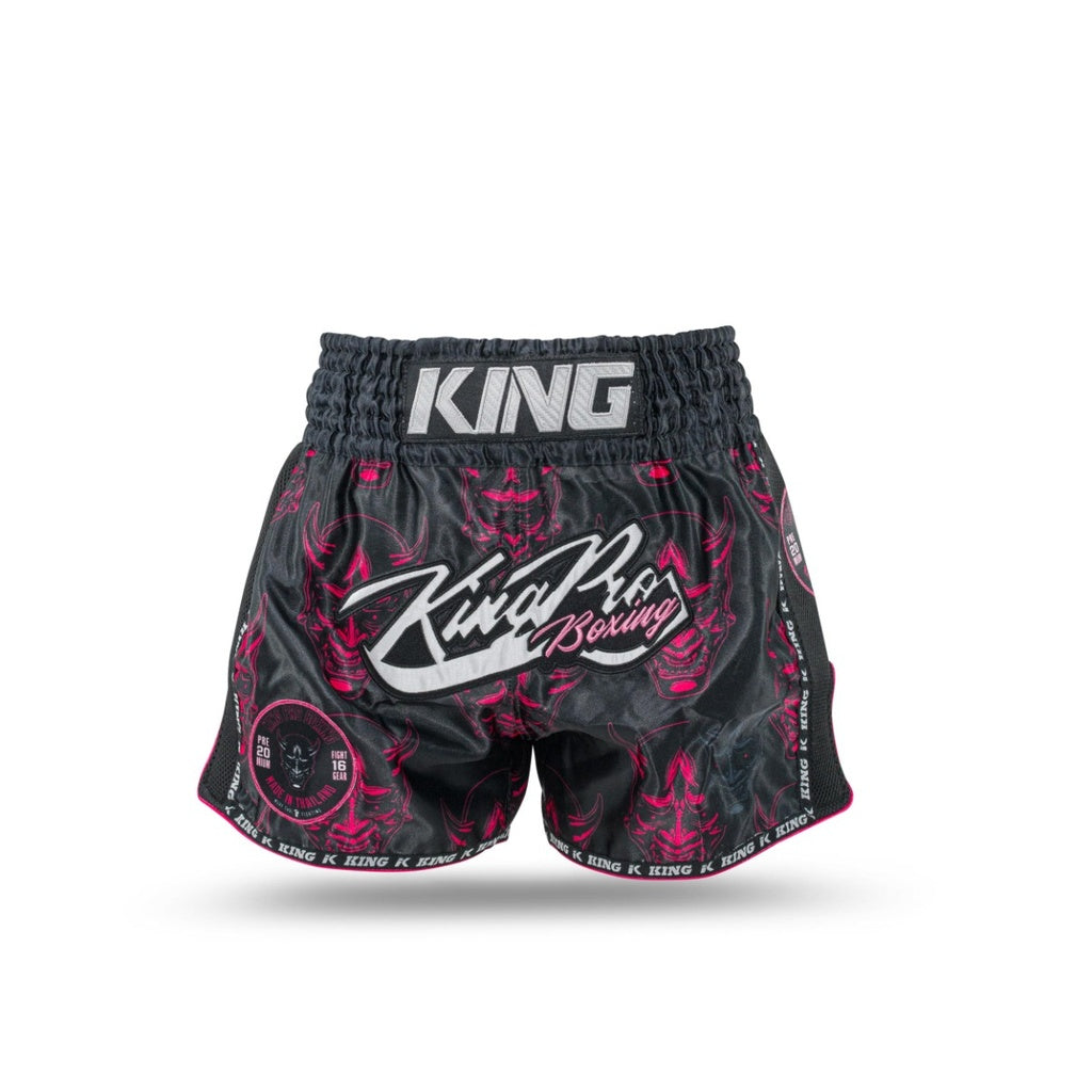 King Pro Boxing Devil Muaythai Trunks Roze