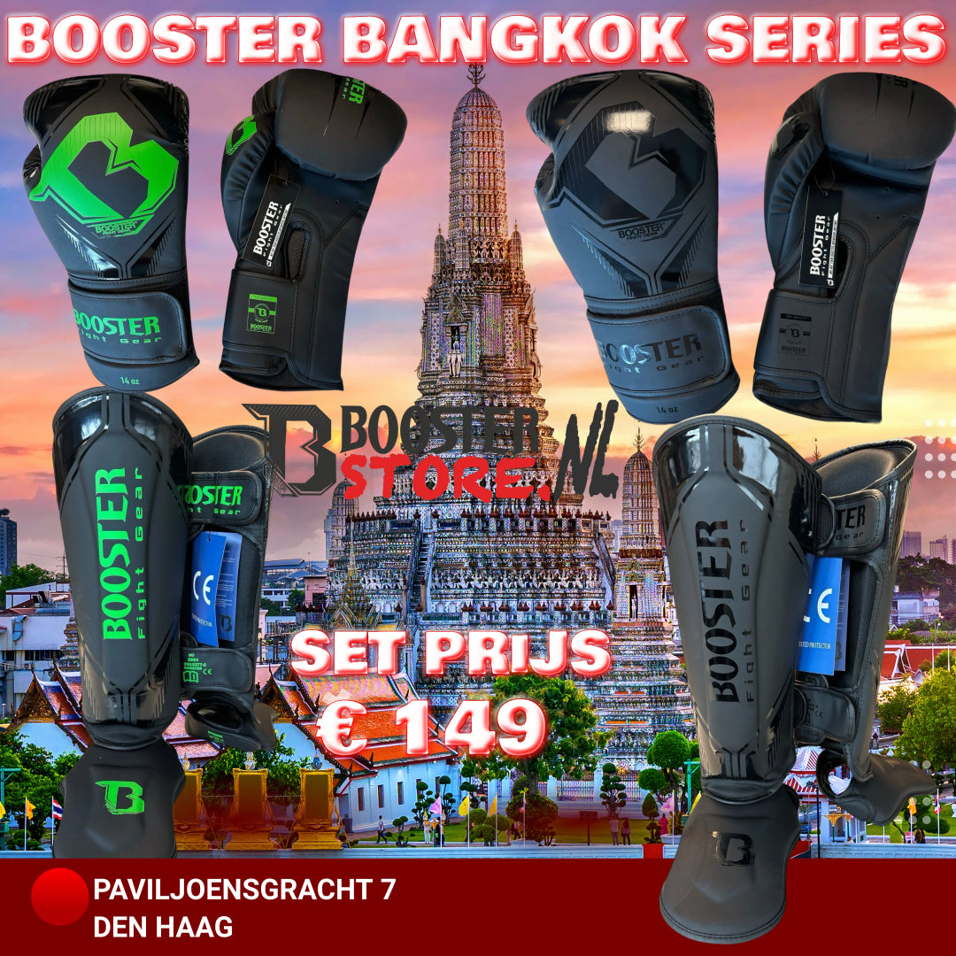 Booster Bangkok Actie Set – handschoenen & beschermers