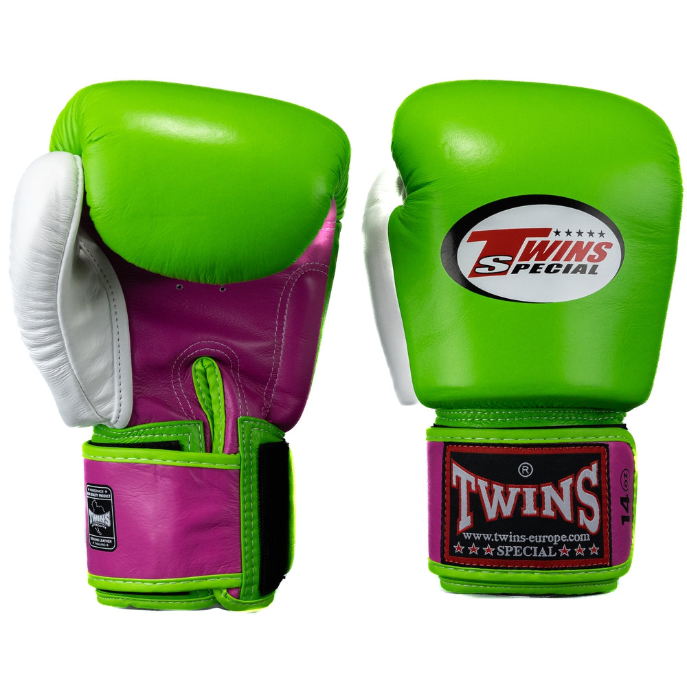 Twins Bokshandschoenen BGVL 3 Groen/ Pink/ White