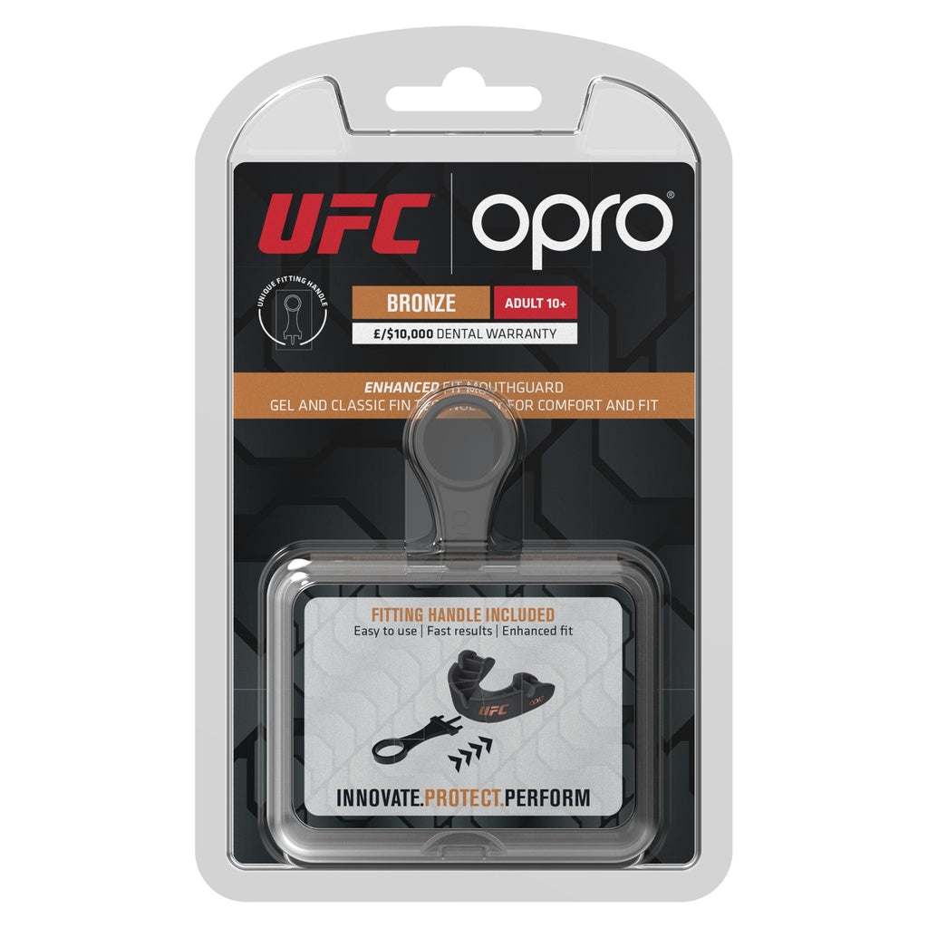 OPRO UFC Mouth Guard Black / Gebitsbeschermer Zwart kickboksen