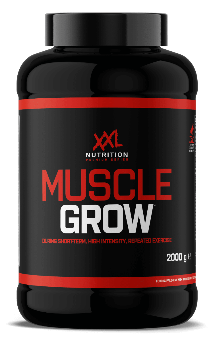 XXL Nutrition Muscle Grow all-in-one post-workout supplement voor spiergroei en herstel in meerdere smaken