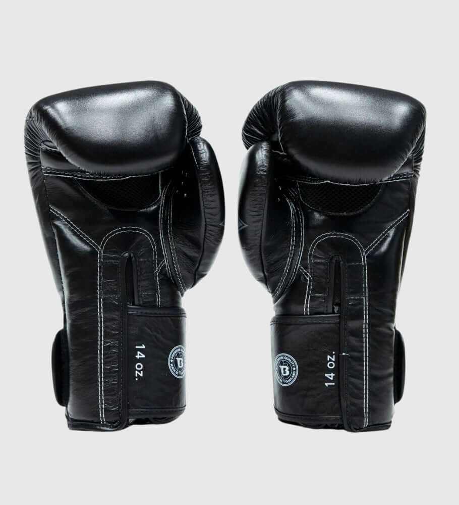 Fairtex x Booster FXB V2 Cowhide Leather Boxing Gloves Black Grey
