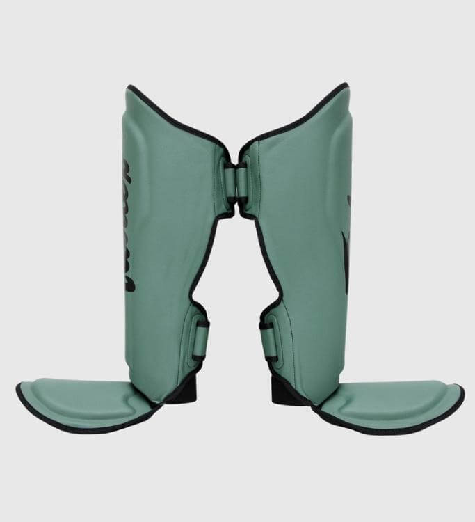 Fairtex x Booster FXB Shinguards Army Green Black