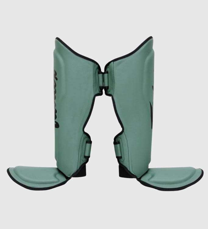 Fairtex x Booster FXB Shinguards Army Green Black