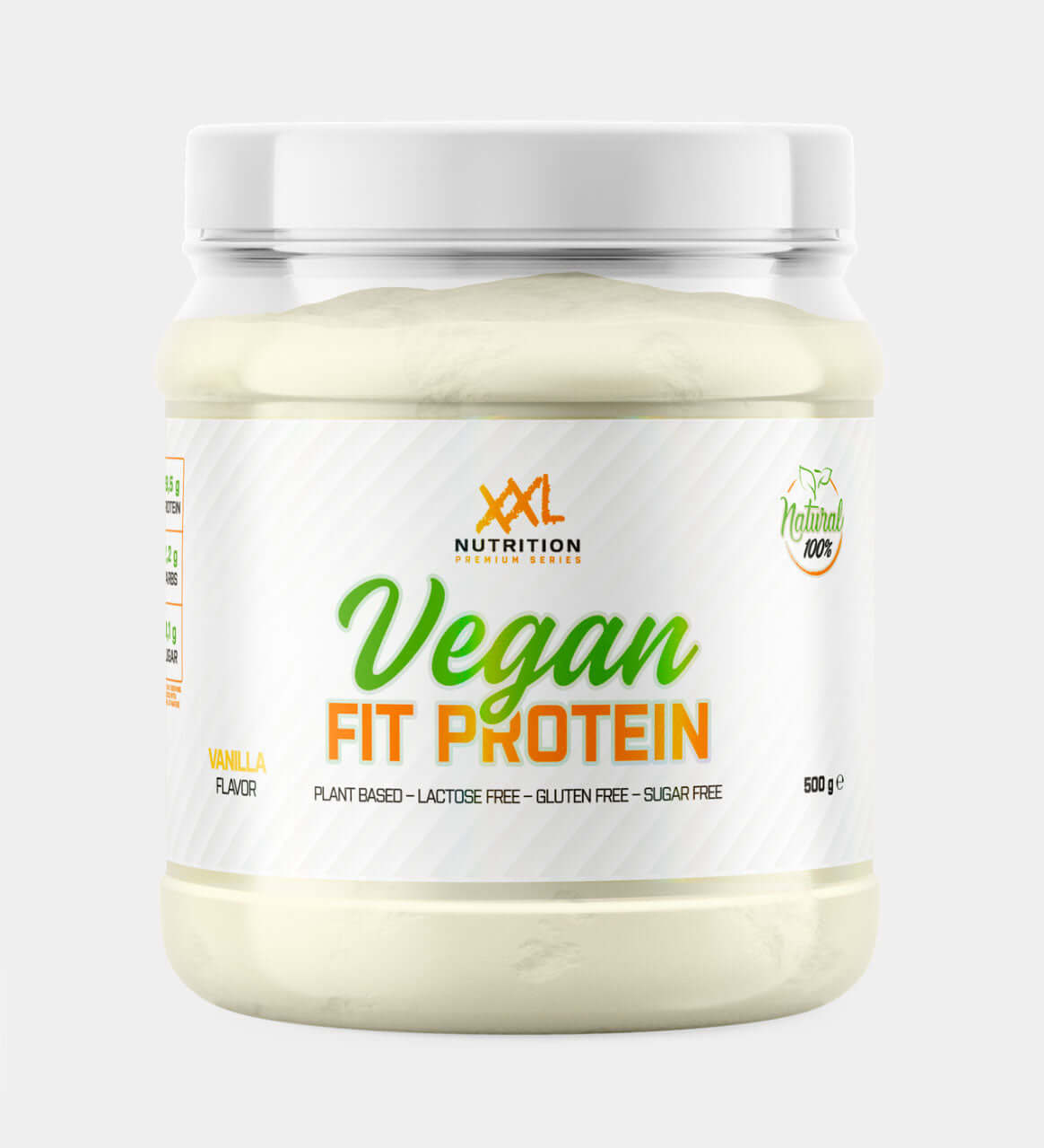 XXL Nutrition Vegan Fit Protein vegan proteïne shake 78% erwten eiwit isolaat / XXL Nutrition Vegan Fit Protein pea protein isolate 78%