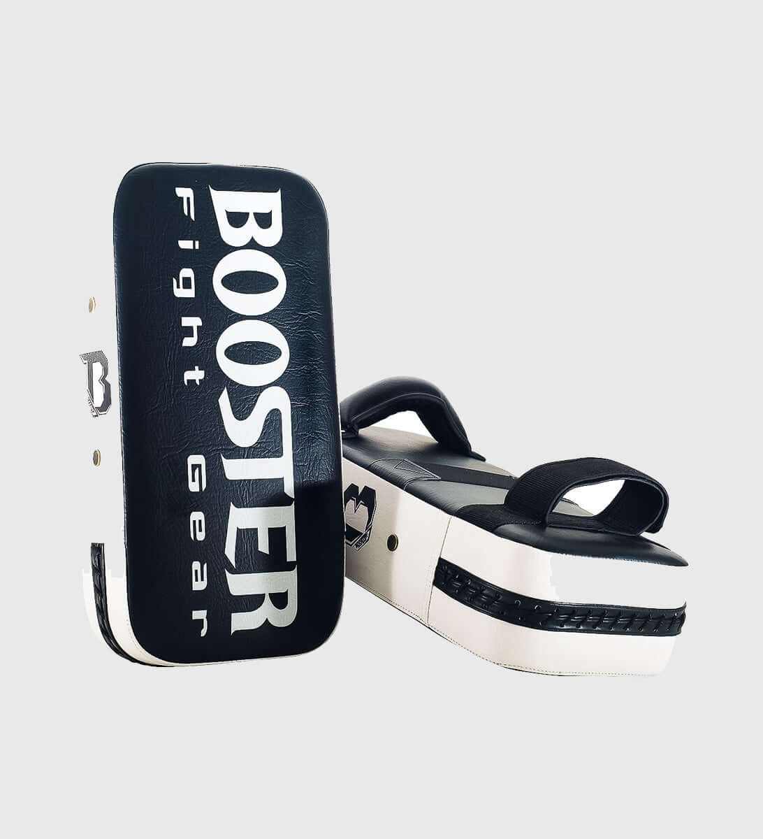 Lichtgewicht Booster Thai Pads van kunstleer met foam polsbescherming en dubbele klittenbandsluiting voor kickboksen