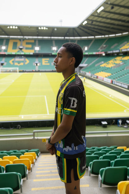 FC Den Haag x Booster Fight T-Shirt / Round Neck Shirt | Old School Print Katoen 140cm t/m XXL