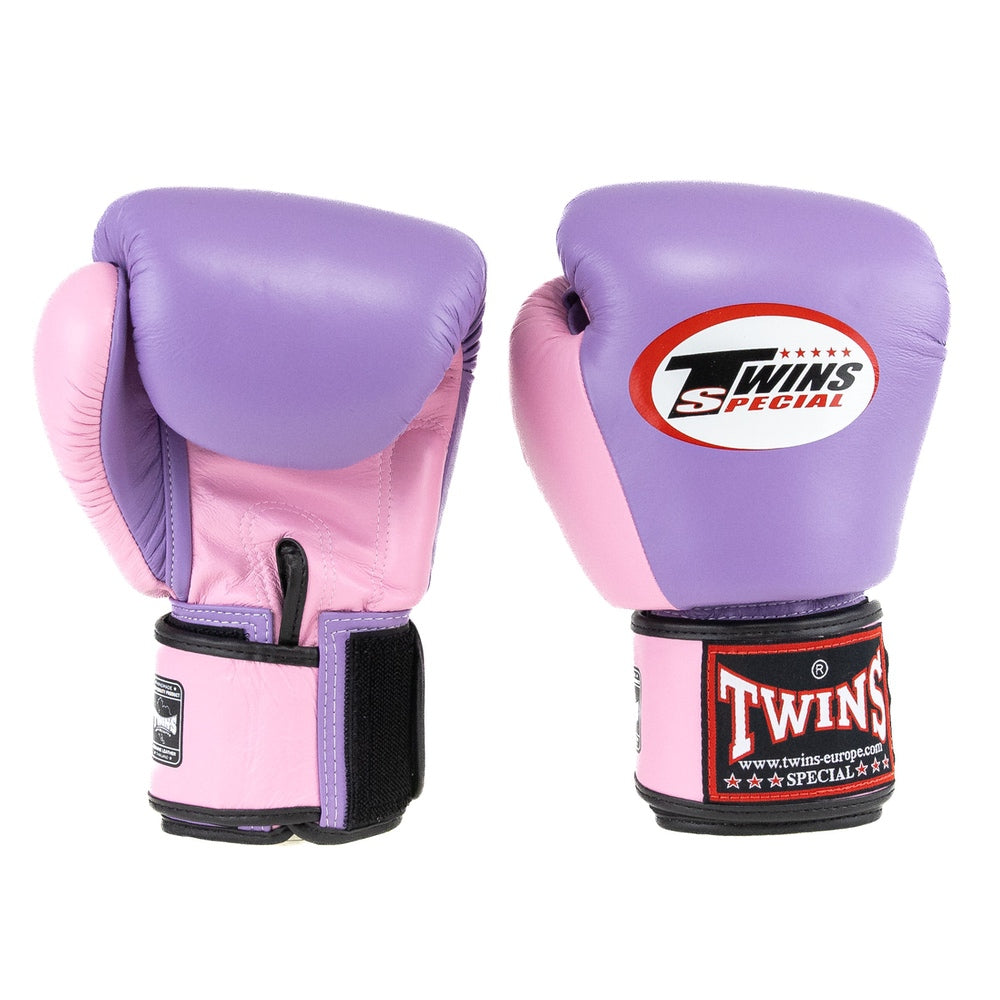 Twins Special BGVL-3 2T Bokshandschoenen Paars/Roze | Muay Thai Leder