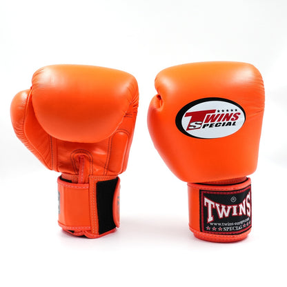 Twins Special BGVL-3 Boxing Gloves Orange / Bokshandschoenen Oranje | Muay Thai Leder
