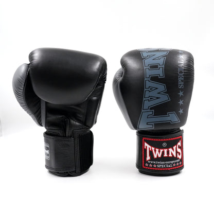 Twins Special BGVL-8 Boxing Gloves Black / Bokshandschoenen Zwart | Muay Thai Leder
