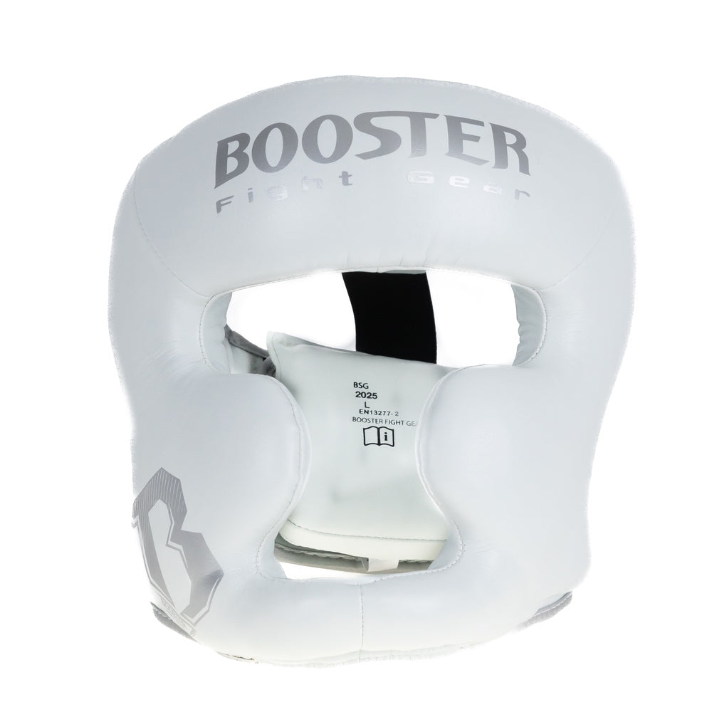 Booster Fight Gear BHG 2 Hoofdbeschermer Wit - Premium Bescherming