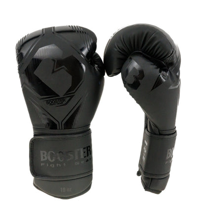 Booster Bangkok kickbokshandschoenen zwart – vooraanzicht
