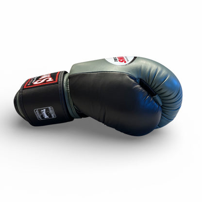 Twins Special BGVL-3 Air Boxing Gloves Black/Olive / Bokshandschoenen Zwart/Olijfgroen | Muay Thai Leder