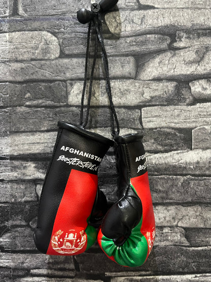 Mini Bokshandschoenen Afghanistan / Mini Boxing Gloves Afghanistan | Decoratie & Auto Accessoire