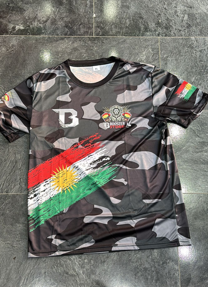 Kurdistan Booster Camo Fight Shirt 