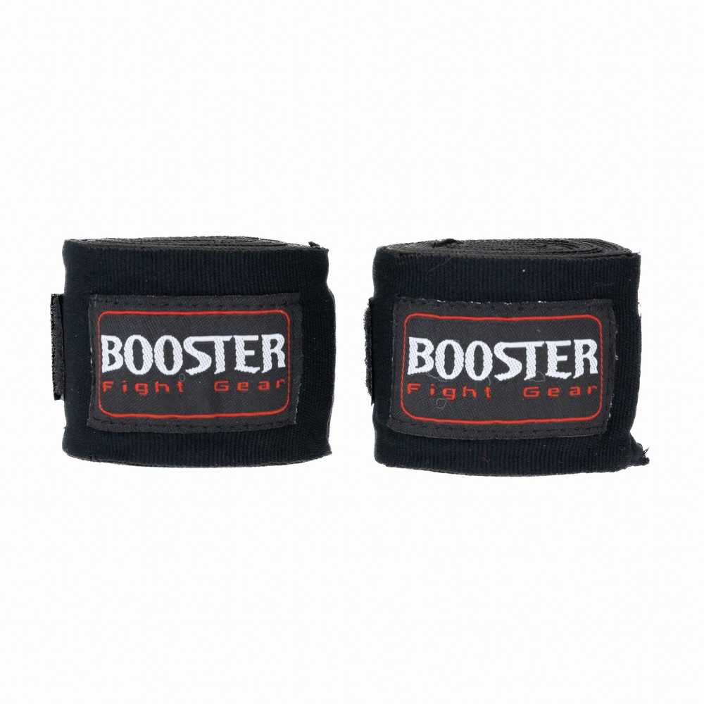 Booster Hand Wraps Black 4.6m / Bandage Zwart | Polykatoen Boksen Kickboksen