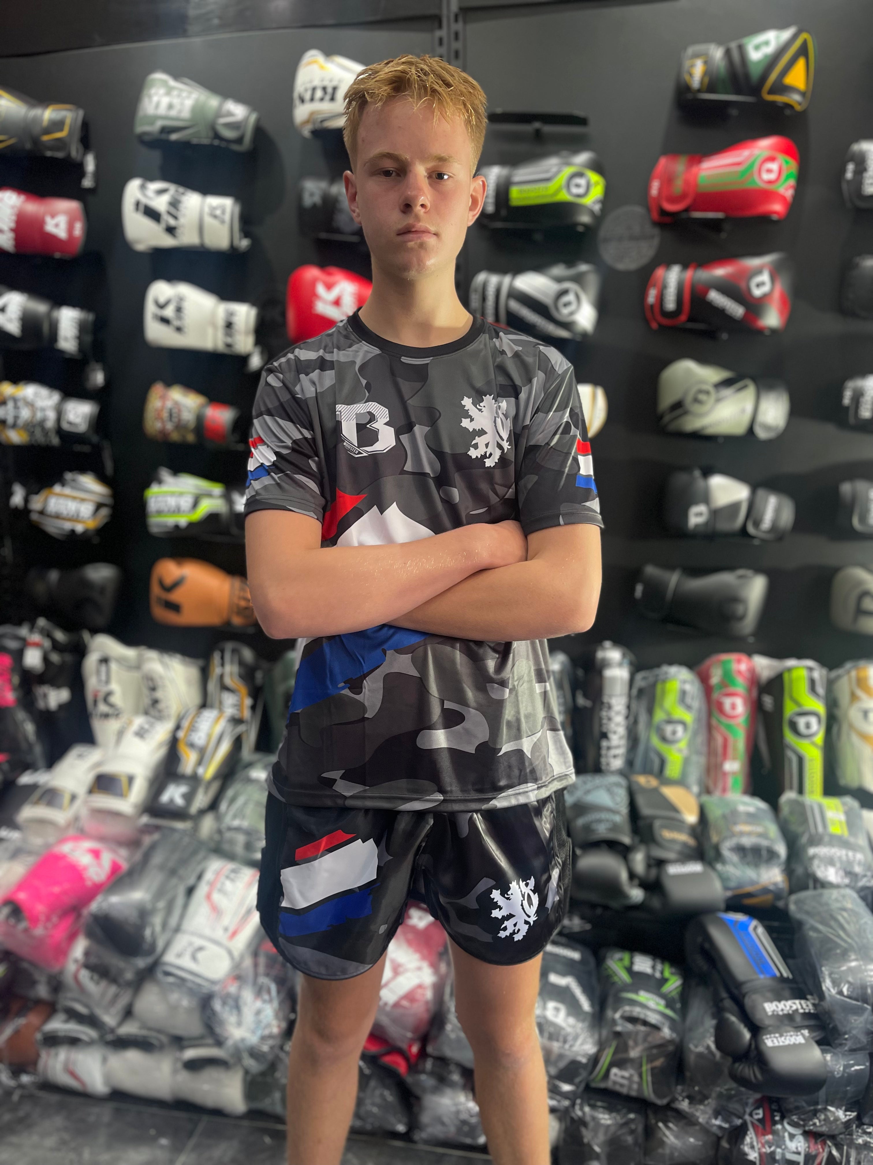 Nederland Camo Booster Fight T-Shirt